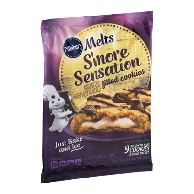 Pillsbury Melts S'More Sensation Filled Cookies - 9 CT