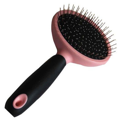 Iconic Pet 15831 Pin Brush For Large And Small Dogs-Pets - Pink