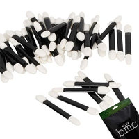 Bundle Monster BMC 50 Disposable Dual Sided Sponge Tipped Makeup Eyeshadow Applicator Tool