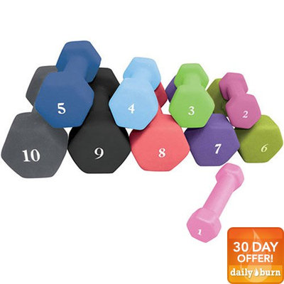 CAP Barbell 5 Pound Cast Iron Neoprene Dumbbell