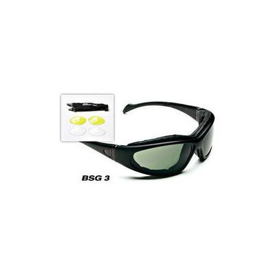 Body Specs Bsg-3-Black.13 Pkg Shiny Black Frame-Package Goggles