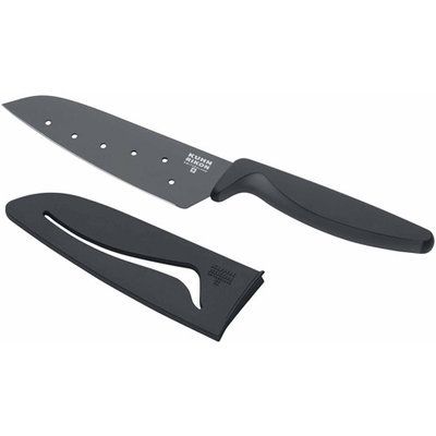 Kuhn Rikon Corporation Kuhn Rikon Small Black Santoku Knife