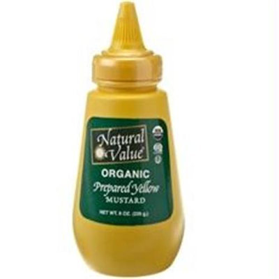Natural Value B18860 Natural Value Yellow Mustard Organic Squeeze -12x8oz
