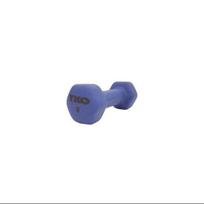 Tko Sports Neoprene Coated Dumbbell W/Tri-Grip Handle 177Nd-Bl-3