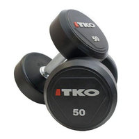 TKO Dumbbell Set 5-50 Lbs, Urethane Coated