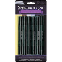 Crafters Companion ESSENTIALS Spectrum Noir Alcohol Markers 6 Pack