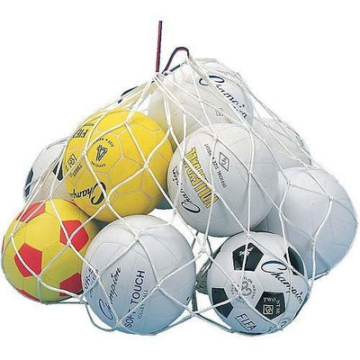 Champion Sports Basketball Carry Net, 24in. x 36in, White