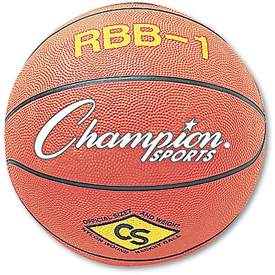 Champion Sports Basketball, Size No. 7, Orange