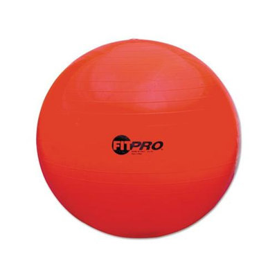 Champion Sports FitPro Training/Exercise Ball, 25 5/8in, Red