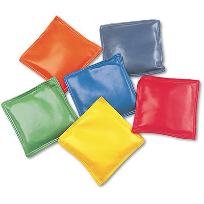 Champion Sports Bean Bag Set, Vinyl, 4, Assorted Colors, 6/Set
