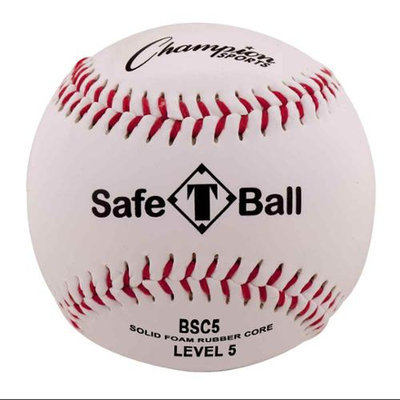 Champion Sports Official Soft Compression Level 5 Tee Ball (Dozen)