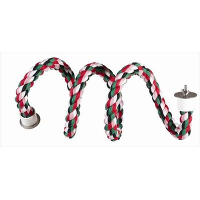 Caitec Bird Toys Caitec 270 Curled Cotton Perch 9/10 in. Diam - 61 in. Straight