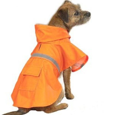 Guardian Guadian Gear Dog Rain Jacket, Orange, Small