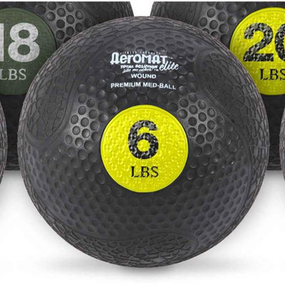 Aeromats Extreme Elite Medicine Ball in Yellow