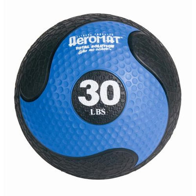 Aeromats Deluxe Medicine Ball in Black and Blue