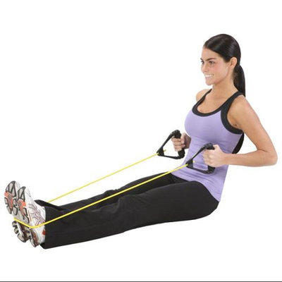 Ecowise Fitness EcoWise Premium Fitness Tube w Soft Handles (Hard Handle Medium Raspberry)
