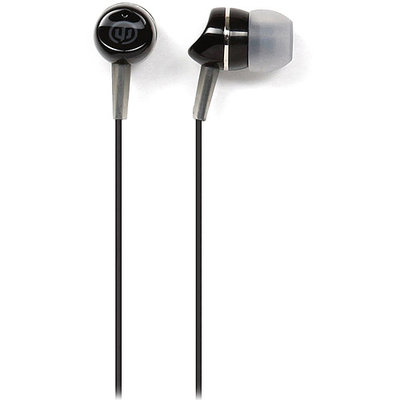 Wicked Audio WI-1900 Metallics Earbuds, Black