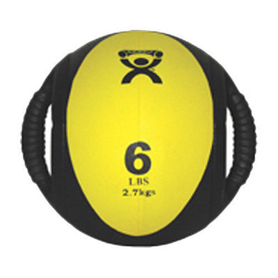 Cando Dual-Handle 24 lb. Medicine Ball - Blue