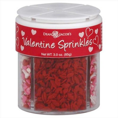 Dean Jacob's Dean Jacobs 2.96 oz. Sprinkle 4 Cell Valentine Case Of 6
