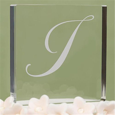 Hortense B. Hewitt Hortense b Hewitt 20488IP Letter I - Custom Script Monogram Cake Top