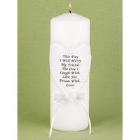 Hortense B. Hewitt 94704 This Day I Marry Lace Unity Candle