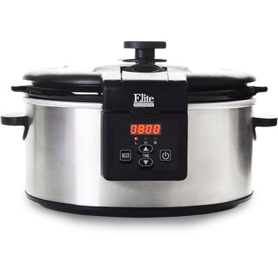 Maxi-matic, Usa Elite Platinum Maxi Matic Stainless Steel 6-quart Slow Cooker