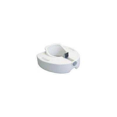 Lumex Locking Raised Toilet Seat Without Armrests, Retail Packaging, 3/Cs