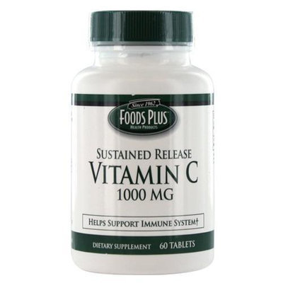 Vitamin C 1000 Mg Sustained Released Tablets By Food Plus - 60 Ea