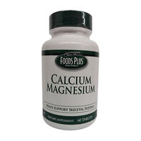 Calc Magnesium Windmill Vitamins Calcium Magnesium Mineral Tablets By Food Plus, 60 Ea
