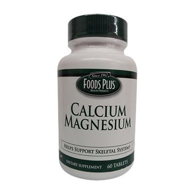 Calc Magnesium Windmill Vitamins Calcium Magnesium Mineral Tablets By Food Plus, 60 Ea