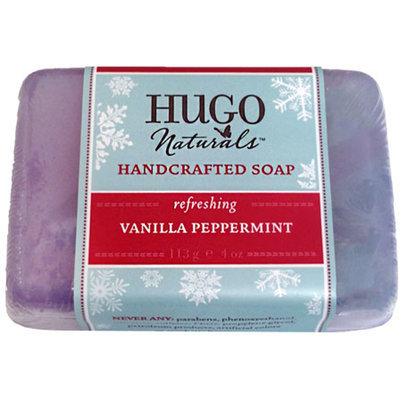 Hugo Naturals - Handcrafted Soap Winter Edition Vanilla Peppermint - 4 oz.