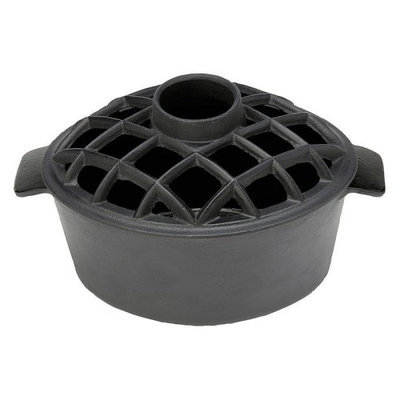 Minuteman International 2.2 qt Enamel Steamer - Lattice Top