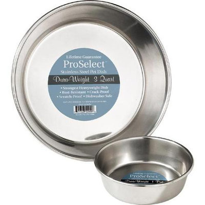 Petedge ZW149 16 ProSelect Stainless Steel Dura-Weight Dish 1 Pint