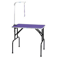 Master Equipment Pet Folding Grooming Table - Purple