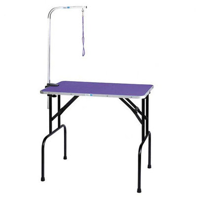 Master Equipment Pet Folding Grooming Table - Purple