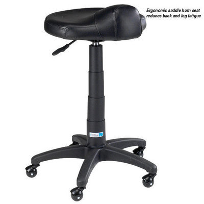 Master Equipment Ergonomic Grooming Stool with Foot Rest