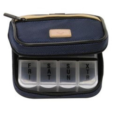 D.m. Merchandising DM Merchandising PB7MBLU Mens 7-Day Pill Box Case Blue
