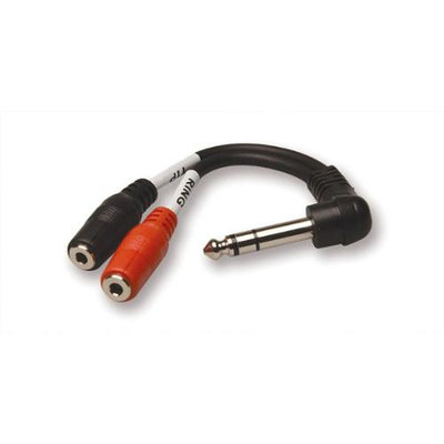 Hosa YPM523 Y Cable 1/4 Trs - 3.5mm Trsf