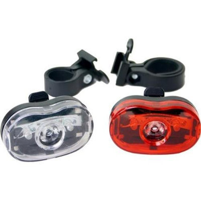 DUO Bicycle Parts BL00605W Bicycle Light 006-0.5W 3Led 2Pack
