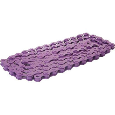 DUO Bicycle Parts BC1218CP Bicycle Chain Purple 0.5 x 0.12 in.