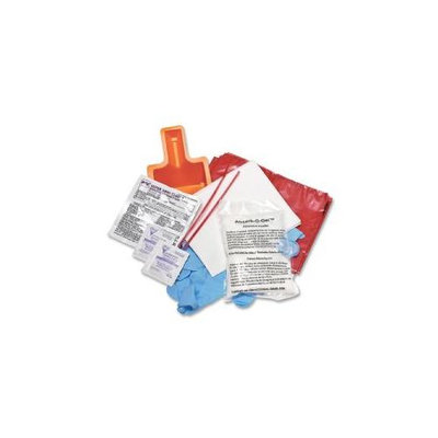 Layflat Miscellaneous Disposables Cleanup Pathogen Kit, White/Red