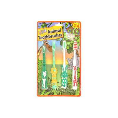 Kole Imports Kid & -039;s animal toothbrushes - Pack of 24