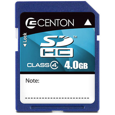Centon Electronics Centon 4GB SDHC Class 4 (4MB/S) Flash Card