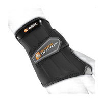 Shock Doctor Slip-On Sleeve Compression Wrist Wrap - Left Hand Small