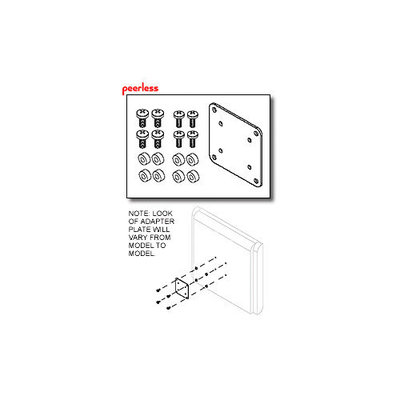 Peerless LCD Adapter Plate Kit - Black