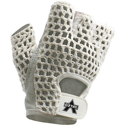 Valeo Leather Lifting Gloves, White, Women's Large (8 - 9), Pair