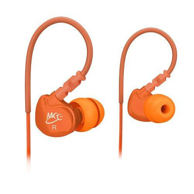 MEElectronics Orange 736211200761 M6 noise isolating sports earphone