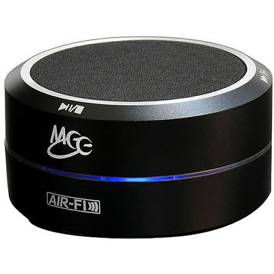 MEElectronics Air-Fi AFS1 Black Wireless Bluetooth Speaker with Speakerphone