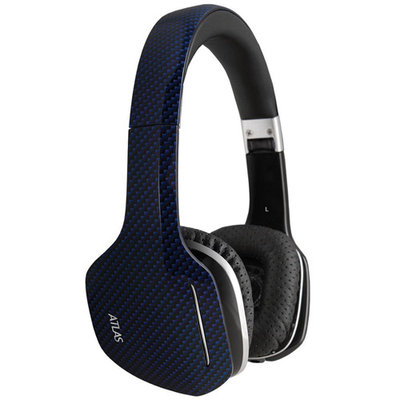 MEElectronics Atlas Carbon IML Graphics On-Ear Headphones with Headset Functionality