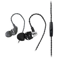 MEElectronics A151P-BK Balanced Armature In-Ear Headphones with Microphone